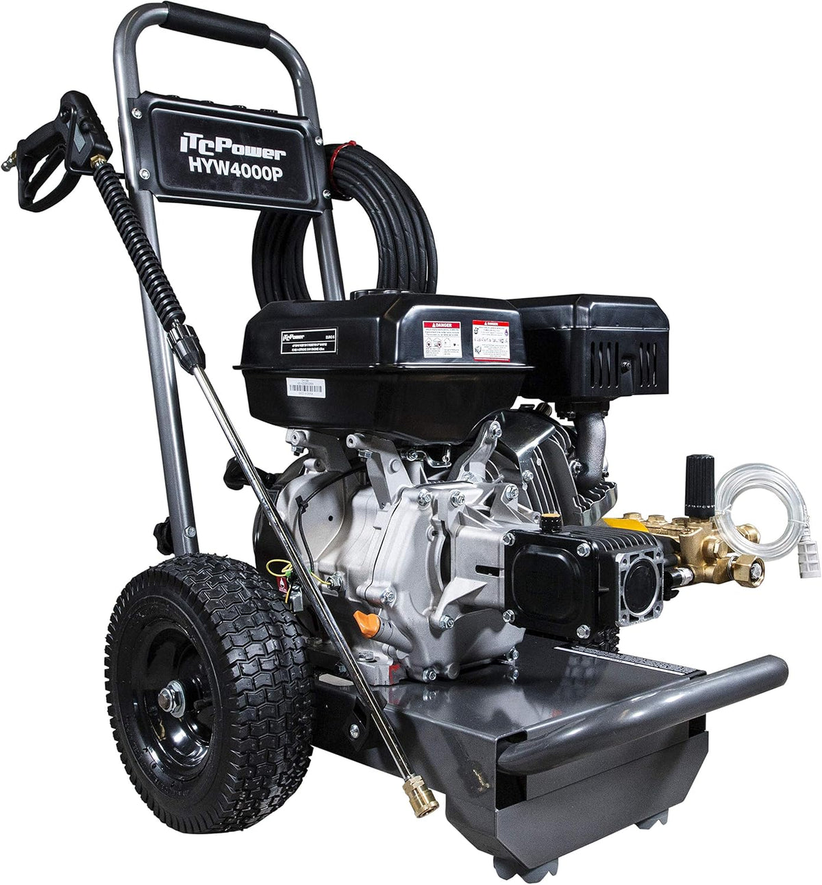 Limpiadoras a presión ITC Power, ITCPower Hidrolavadora Gasolina 4000 PSI Profesional Alta Presión - Hidrolimpiadora Industrial Potente para Limpieza
