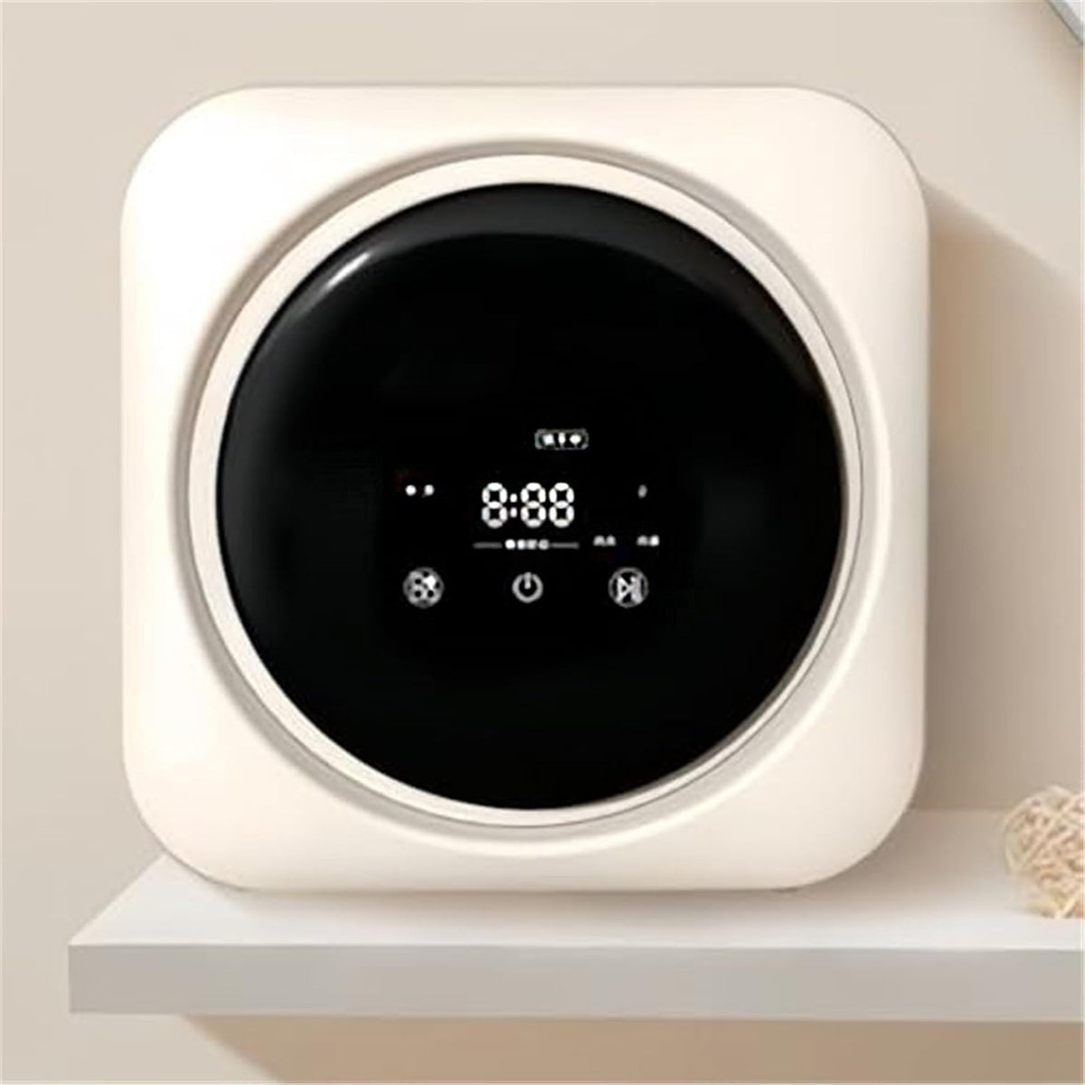 Generic Lavadora, portátil, mini lavadora automática de pared con pantalla táctil inteligente, secado a alta temperatura, autolimpieza inteligente