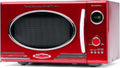 Nostalgia Microondas sencillo, Microondas Retro de Encimera - Gran Potencia de 800 Vatios - 25 Litros - 12 Programas de Cocción Preestablecidos
