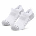 Calcetines deportivos tobilleros talla 35-38 de punto blanco y gris transpirables