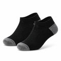 Calcetines tobilleros 43-46 de tejido negro/gris para uso deportivo