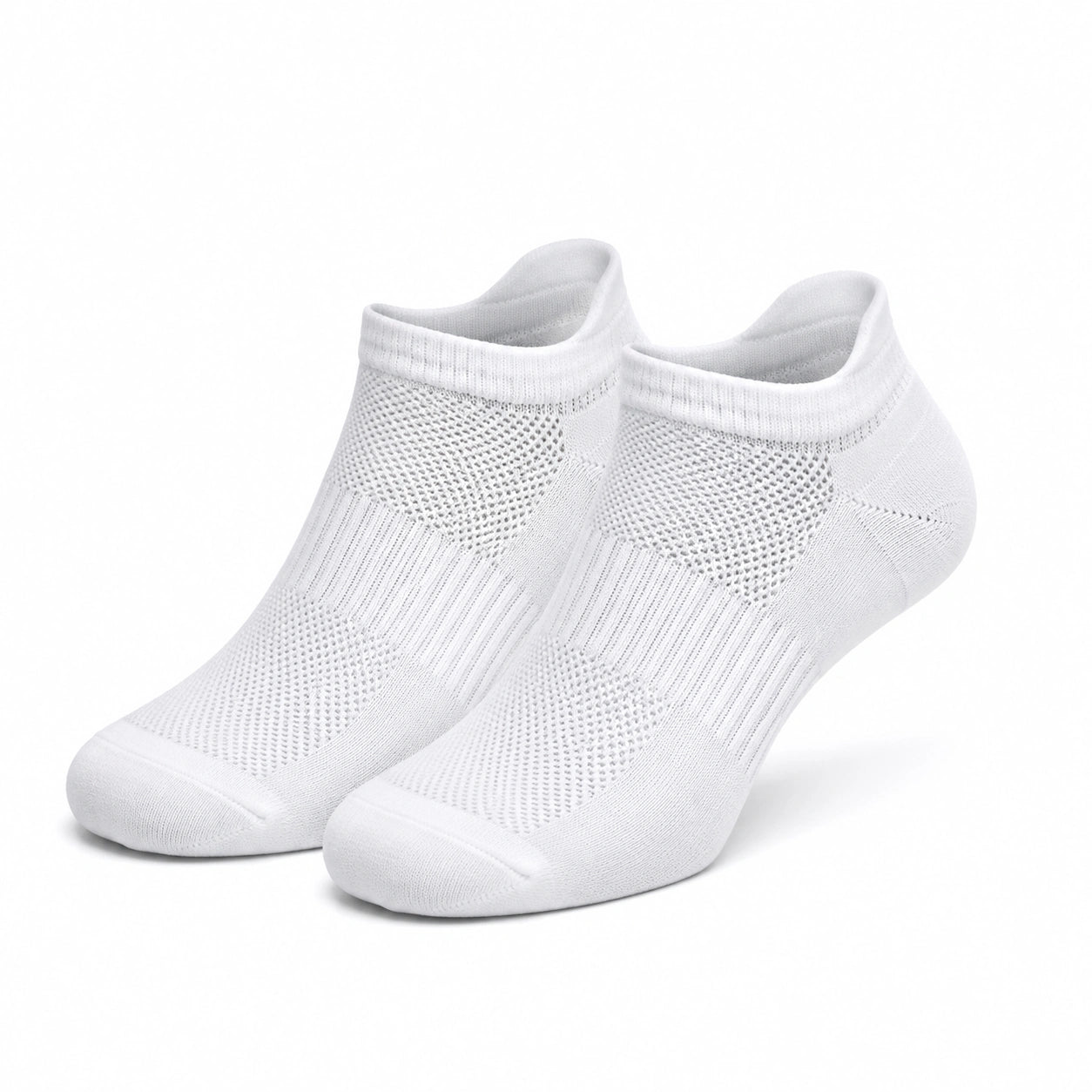 Calcetines tobilleros talla 35-38 blancos de punto transpirable para uso diario
