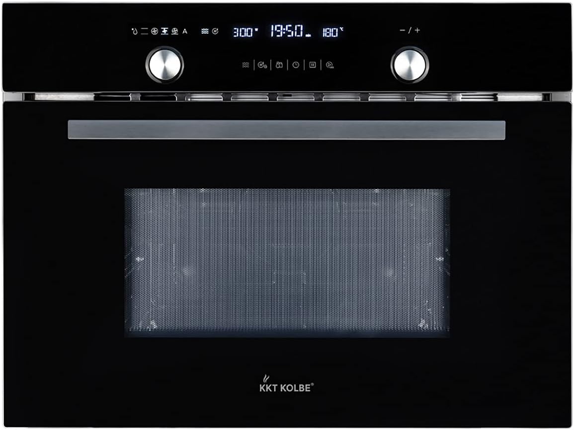 Microondas multifuncional KKT KOLBE, Microondas integrable 60 cm / 44L / 3, 35kW / Función Pizza/Parrilla/Aire circulante/Aire caliente/Temporizador