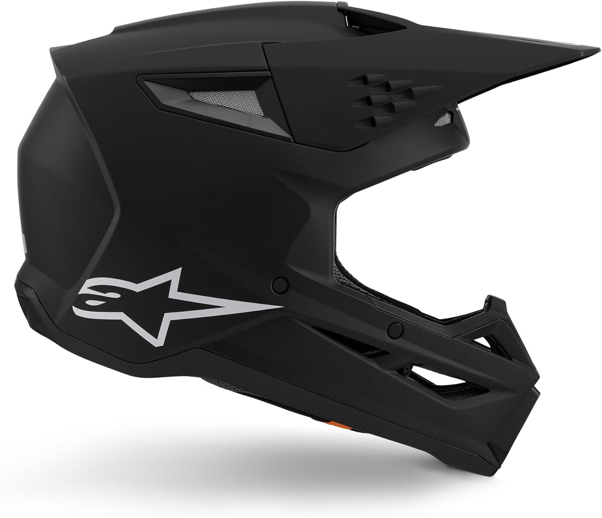 Alpinestars S-M3 Cascos integral, Casco da motocross, nero opaco, XS (53/54)