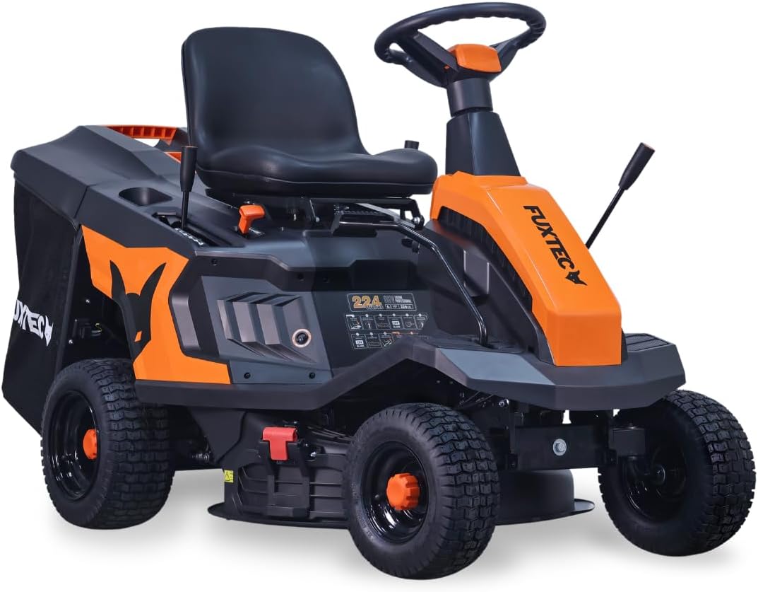 FUXTEC Tractores cortacésped, Tractor FX-RMR66 • eStart • Motor OHV 4 Tiempos • Corte 65 cm • 150L