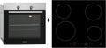 Horno empotrable de respekta, autosuficiente, acero inoxidable, con placa de inducción