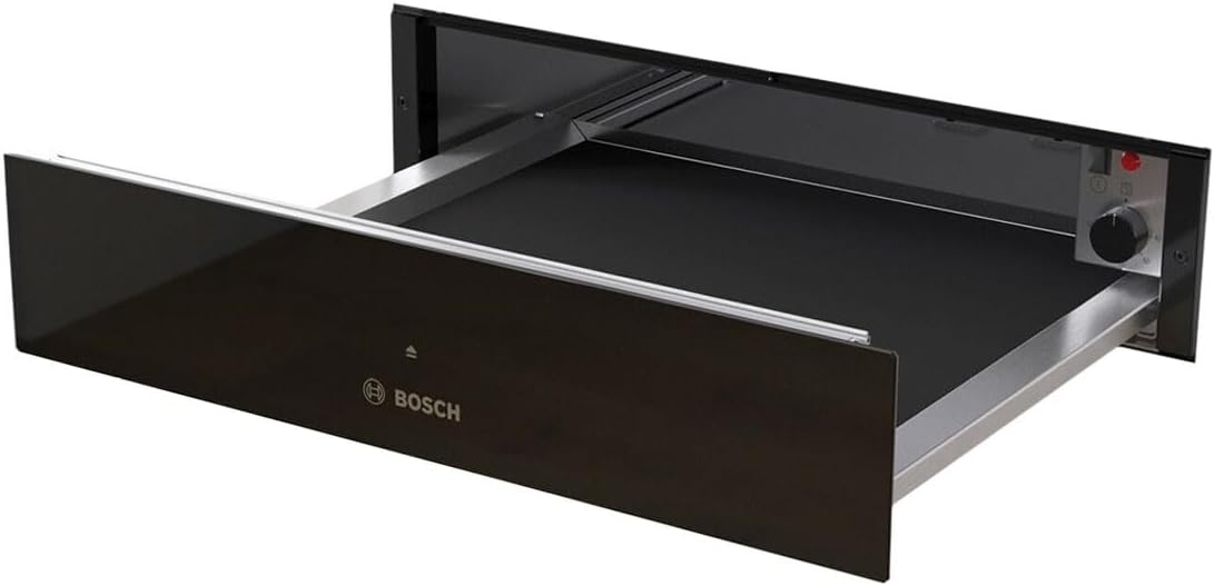 Cajones calentador BIC7101B1, Serie 8, Cajón calefactor, 60 x 14 cm, Negro, Bosch