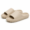 Chanclas de pala talla 36/37 beige de espuma sintética con suela antideslizante para uso diario