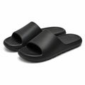 Chanclas de baño talla 36/37 de material sintético negro - diseño abierto antideslizante