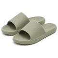 Chanclas de baño talla 40/41 de material sintético verde salvia con suela antideslizante