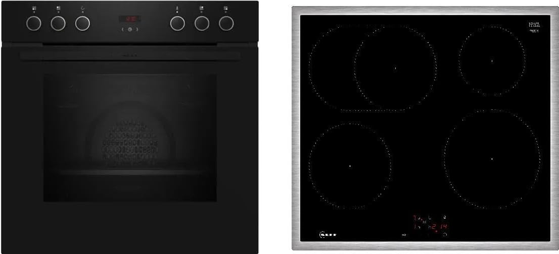 Cocina independiente EX4IB0 - Juego de cocina empotrable E1CCD2AK4, N 30, 60 x 60 cm, limpieza EasyClean, CircoTherm & M56SBF1L0, N 50, placa de