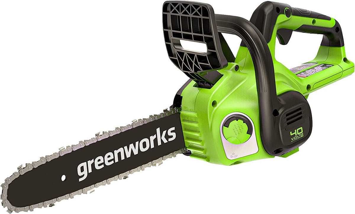 G40CS30II de Greenworks, motosierra, a batería, longitud de guía de cadena de 30 cm, velocidad 4, 2 m/s, 2, 6 kg, lubricador automático, sin batería
