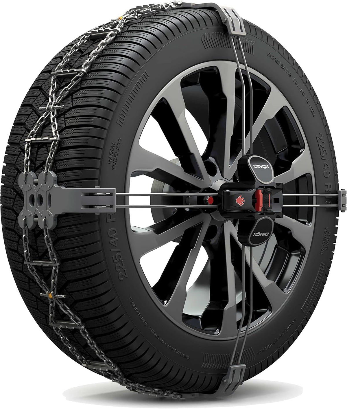 Camión comercial KÖNIG, K-SUMMIT K45 - Cadenas para la nieve, 2 piezas
