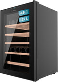 Cecotec Vinoteca, 48 Botellas Bolero GrandSommelier 4850 Black Compressor. Nevera de Vino, Sistema de Compresor, Alto Rendimiento, Temperatura