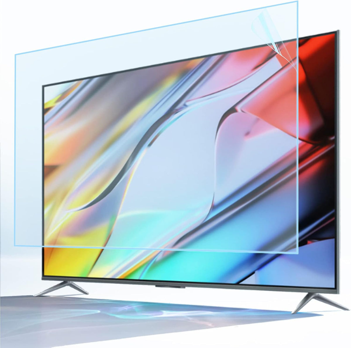 Protectores de pantalla de TV Protector De Pantalla De TV Antirreflejo 43-75 Pulgadas, Película Filtro Mate Anti Luz Azul/Antiarañazos, Alivia La