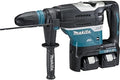 Makita DHR400PG2U Taladro percutor, SDS-MAX - Taladro percutor inalámbrico (18 V, incluye 2 baterías y cargador)