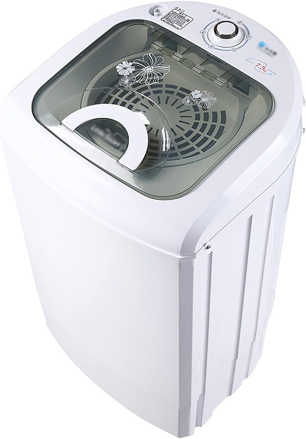 Lavadora Wrobelax, s portátiles 2 en 1, lavadora y secadora giratoria, lavadora automática de camping, lavadora de viaje de 7, 5 kg, carga superior