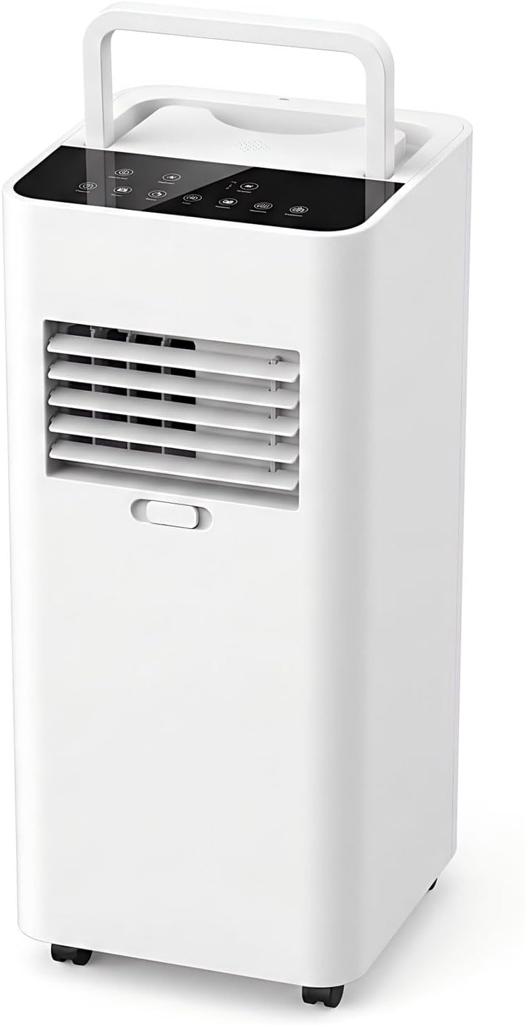 Generic Aire acondicionado portátil, portátil de 7000 BTU 3 en 1, unidad de CA que enfría hasta 300 pies cuadrados, ventilador y deshumidificador