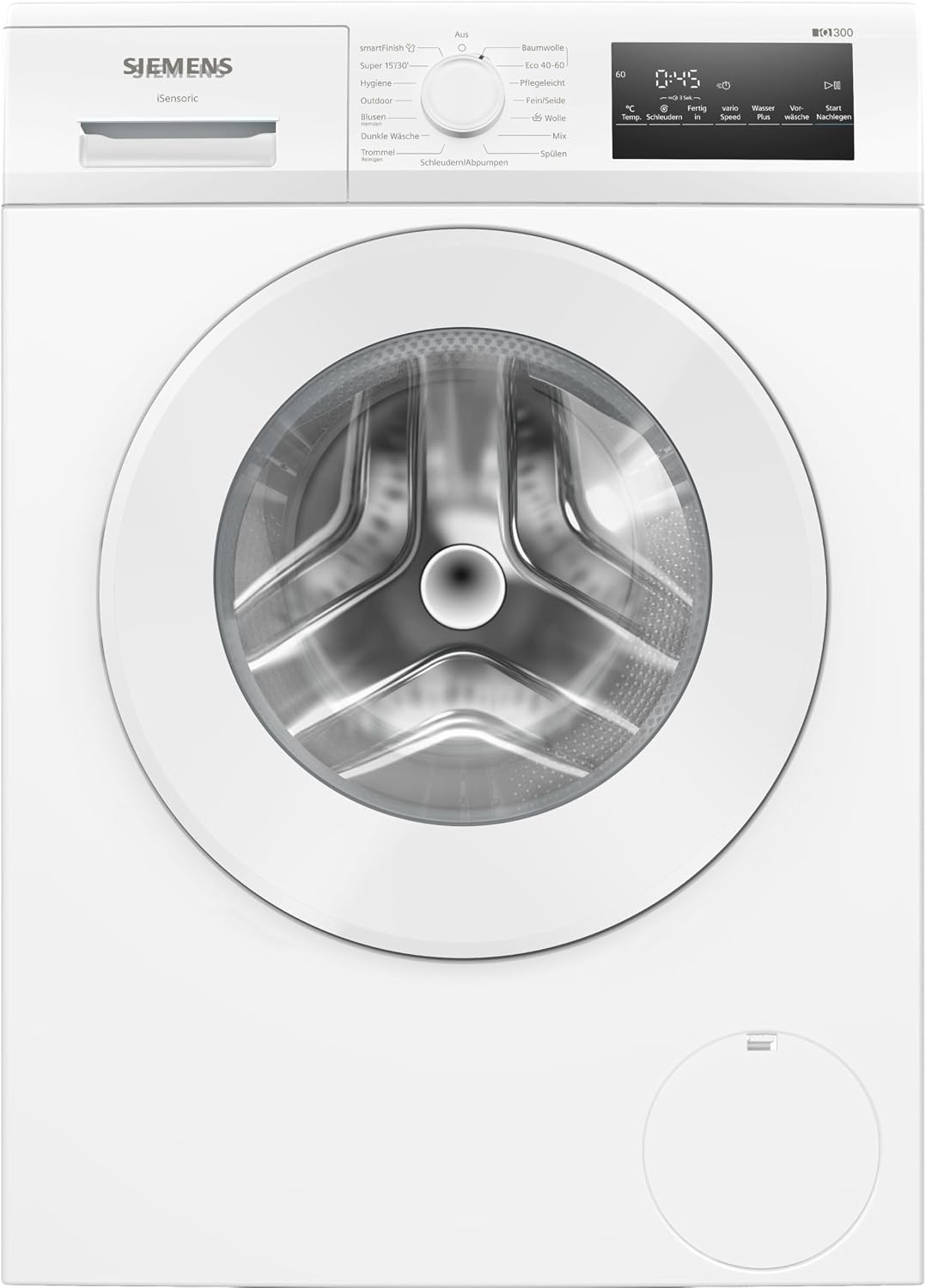 WM14N271 de SIEMENS, lavadora, iQ300 Lavadora, carga frontal, 8 kg, smartFinish, speedPack L, varioSpeed, programa al aire libre, softtambor, motor