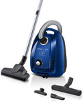 SIEMENS Bolsas para aspiradores de trineo, Aspiradora con Bolsa iQ300 VSC3320 Aspiradora de Suelo Ideal para alérgicos, Filtro higiénico, Boquilla de