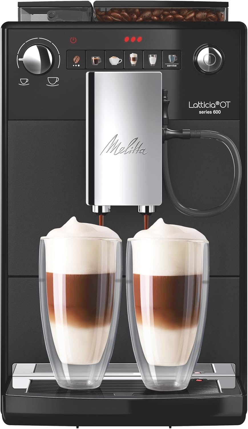 F300-100 de Melitta, cafetera automática, Meli Vollauto. Latticia OT BK