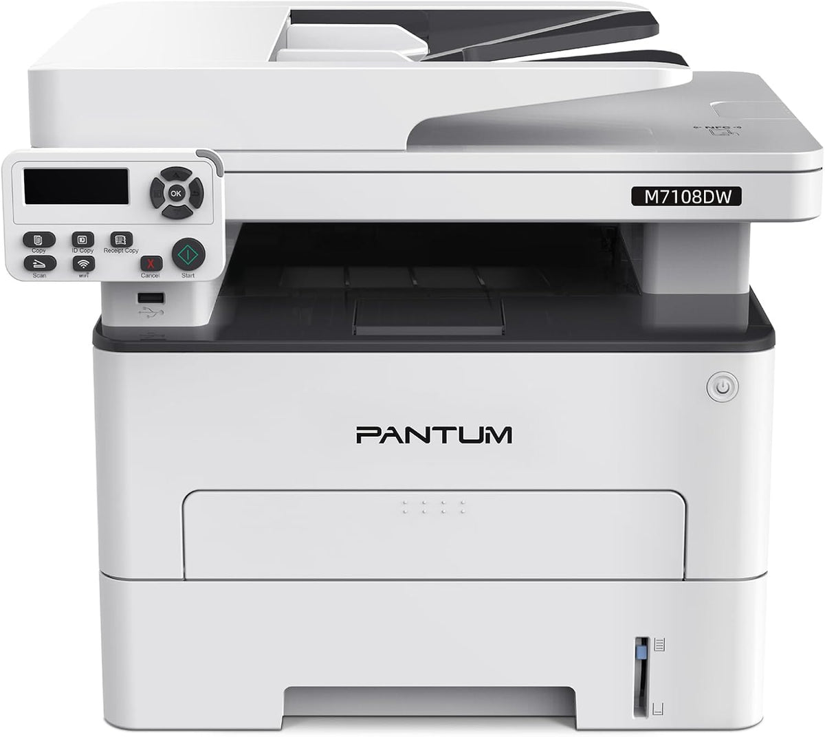 Impresoras láser M7108DW Impresora Multifunción Láser, 33ppm Impresión Automática a Doble Cara, impresión/Copia/escaneado, Blanco y Negro(A4, Wi-Fi