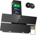 Campana extractora CBCB9736F Campana Extractora Pared 90cm Negro A+++ WIFI, CIARRA