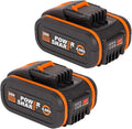 Batería WORX, WA3553.2-2 Bat 20V WORX POWERSHARE (2x4Ah)