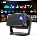 1080P de LYNCAST, proyector, Inteligente Nativo 800 ANSI, Android 14, Soporta 4K