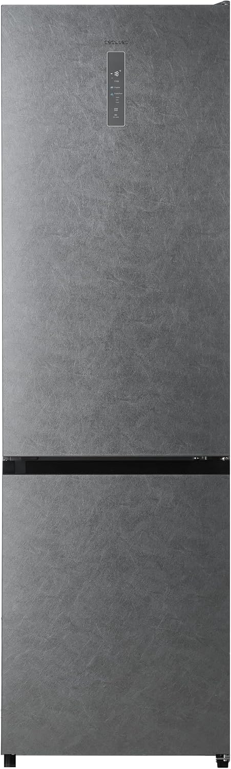 Frigorífico combi Total NoFrost 405L Bolero CoolMarket Combi 405 WL Elite Graphite Stone D. 200cm Alto, 60cm Ancho, Clase D, MetalFlex Cooling