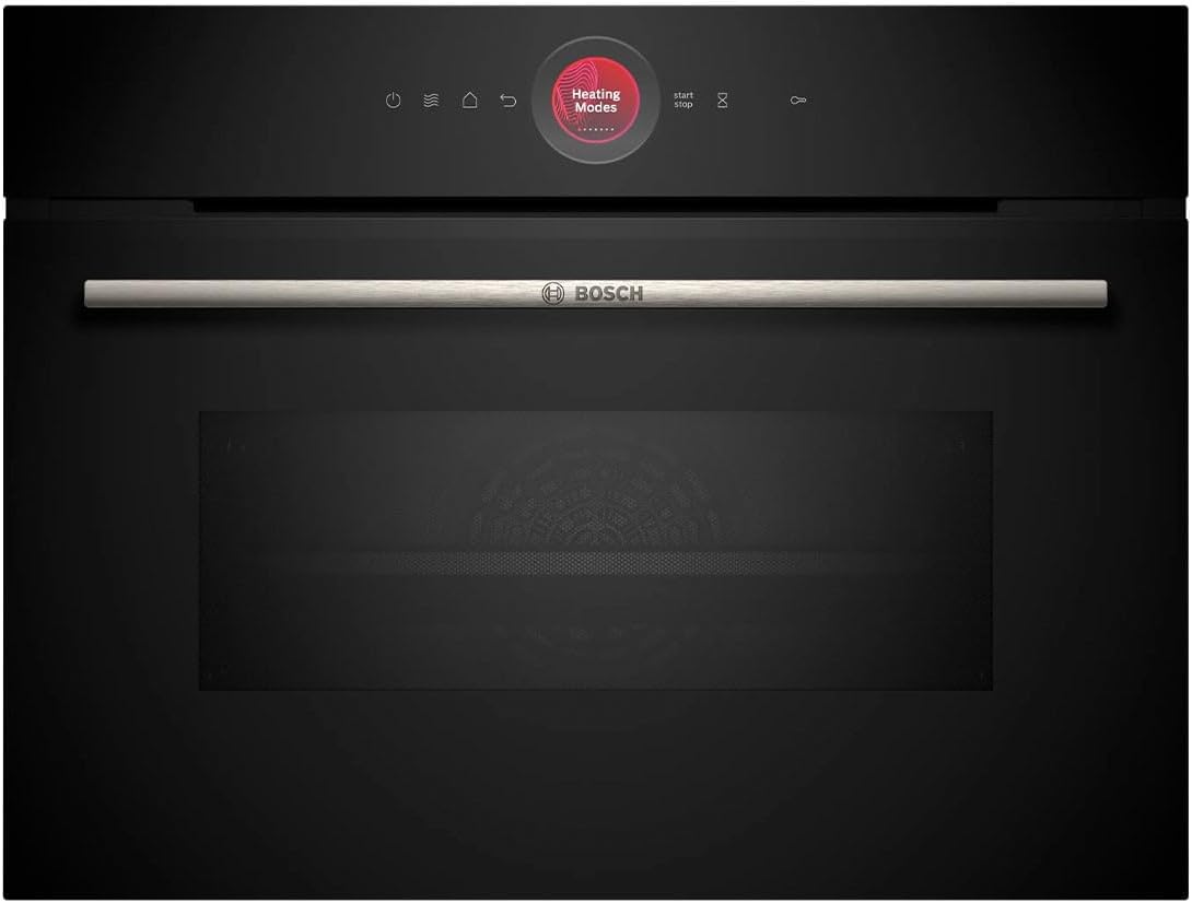 Horno empotrable CBG7341B1 - Horno compacto (60 cm de ancho), color negro, Bosch