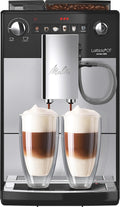Melitta Cafetera automática, Latticia OT F300-101 - Cafetera superautomática para café con leche espumada o capuchino, máquina de café con molinillo