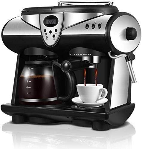 YNIYUJKL Cafetera automática, Cafetera Inteligente, 2 Sabores De Espresso, Doble Bomba Y Caldera.