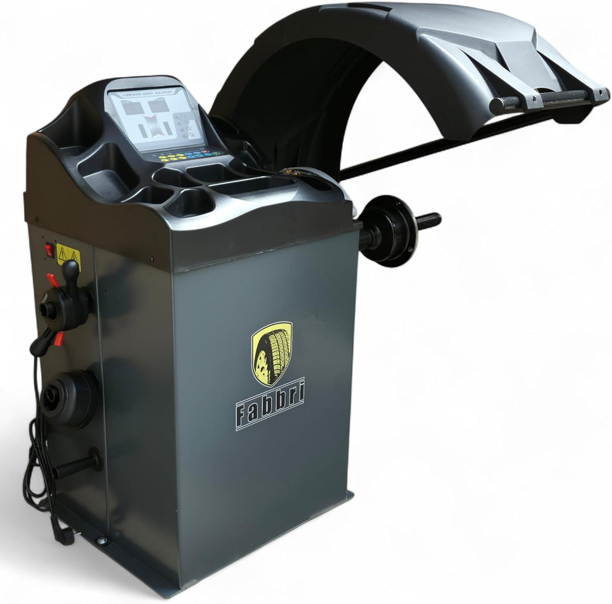 Equilibradores de neumático DeTec., Balanceador de ruedas semiautomático
