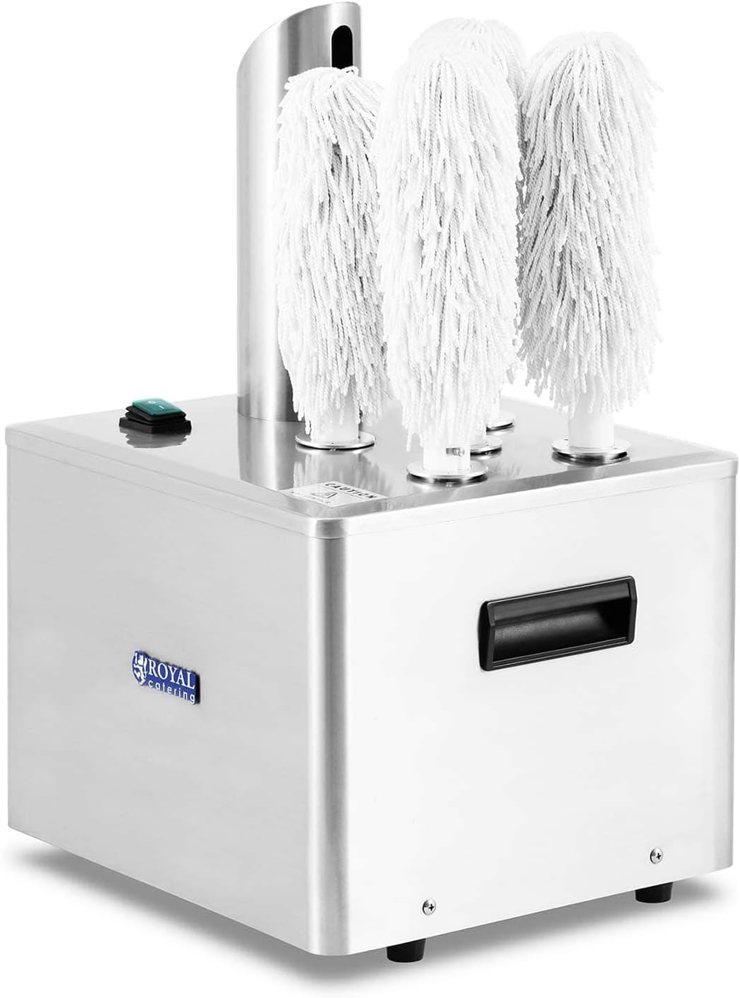 Royal Catering Máquinas pulidora, RCGP-2.0 Pulidora de vidrios 5 cabezales de pulido 1350 W