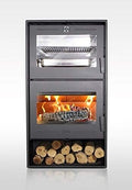 Hornos chimenea Imar srl, ESTUFA DE LEÑA CON HORNO ALTEA LACUNZA