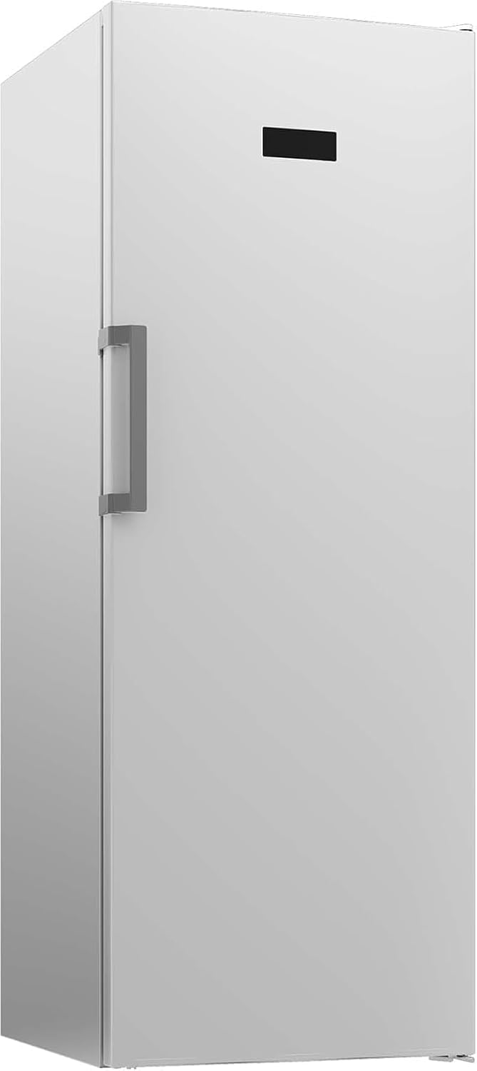 RFNE448E45W de Beko, congelador vertical, Congelador (404 L, volumen neto, sin escarcha, función de congelación rápida, pantalla multifunción, 6