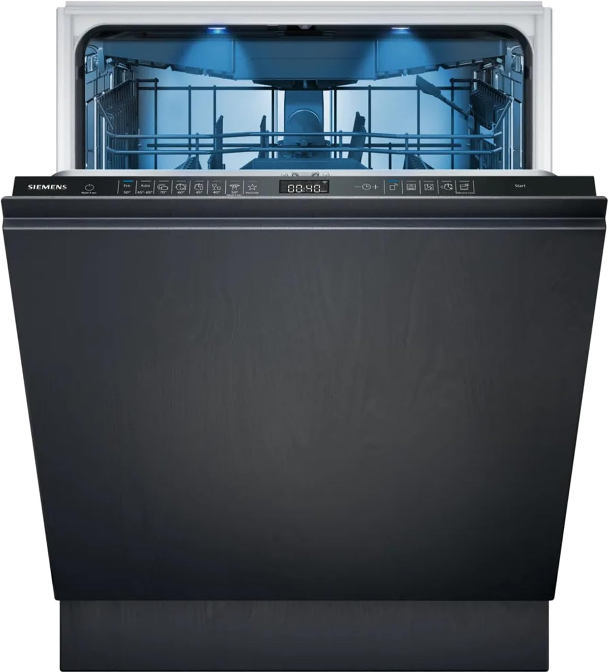 SIEMENS SX95EX12CE Lavavajillas, iQ500 Smart Lavavajillas totalmente integrado, 60 cm, fabricado en Alemania, XXL, cajón de cubiertos, extra