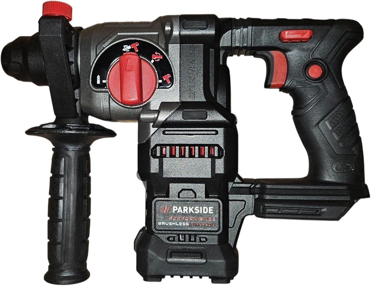 Taladro percutor de FITNMORE, Parkside Performance PKHAP 20-Li C3 Martillo combinado de 20 V, sin batería ni cargador, SDS-Plus