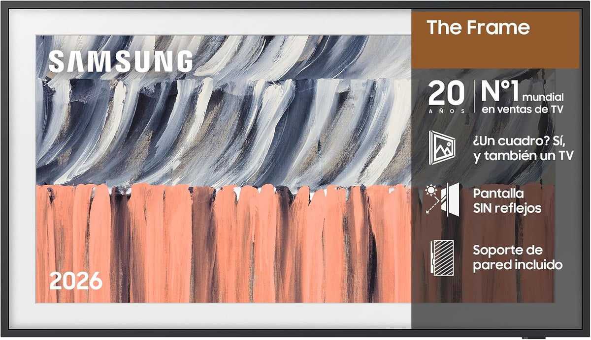 LS03HE de Samsung, televisor, TV The Frame 43' 4K Smart TV IA y Pantalla sin Reflejos