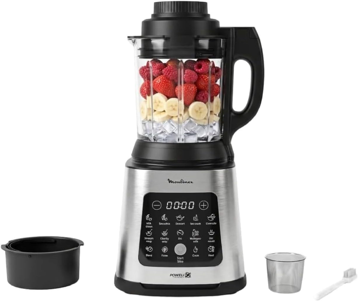 Batidoras de vaso de Moulinex, PerfectMix, Cook Batidora Vaso 1400W 10 Programas Powelix