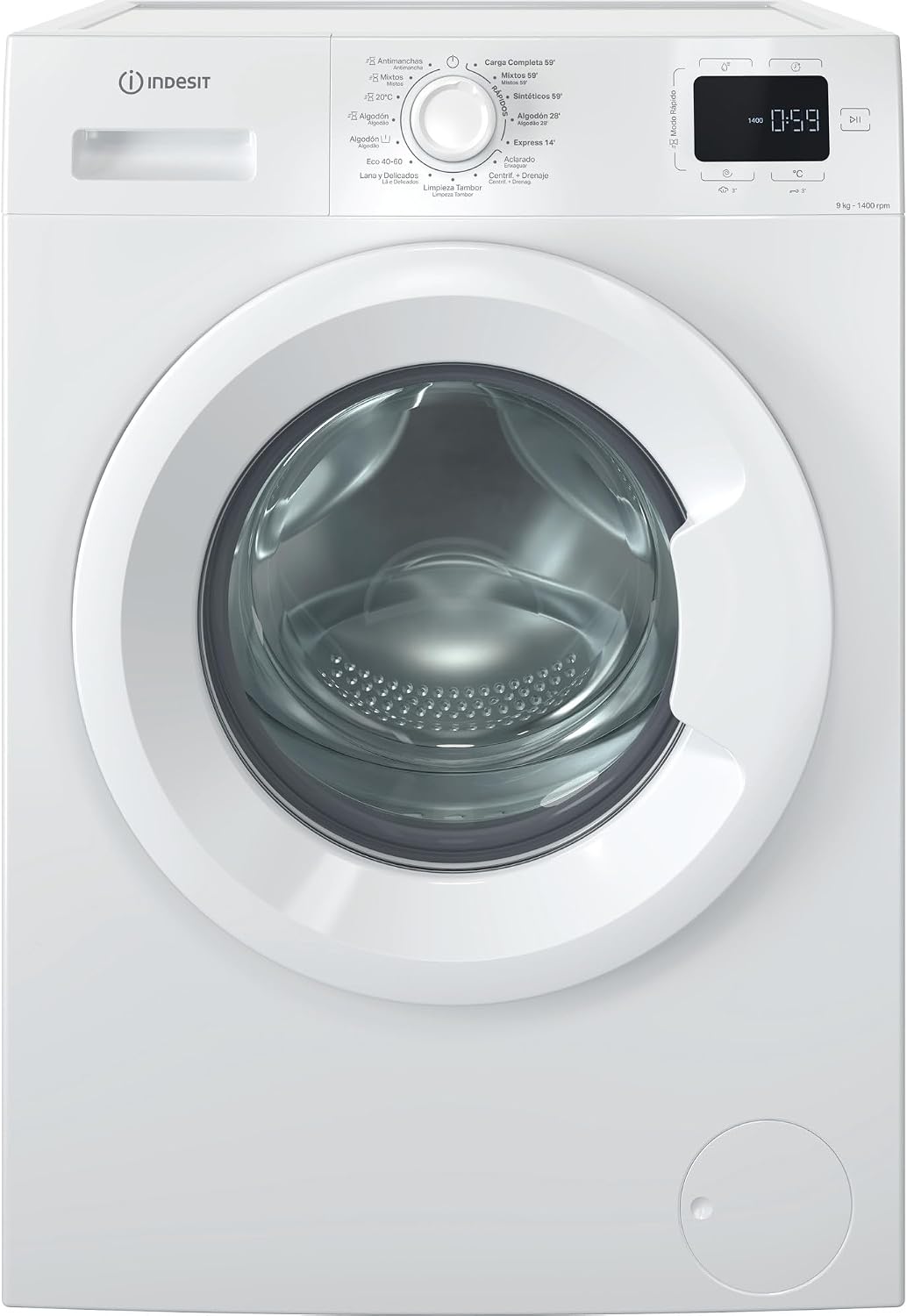 Indesit Lavadora, de libre instalación y Carga Frontal (9Kg) IM 964 MY TIME SPT
