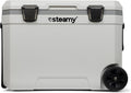 Nevera de Steamy, Marine 45 Nevera Pasiva con Ruedas, 45 litros, Blanco