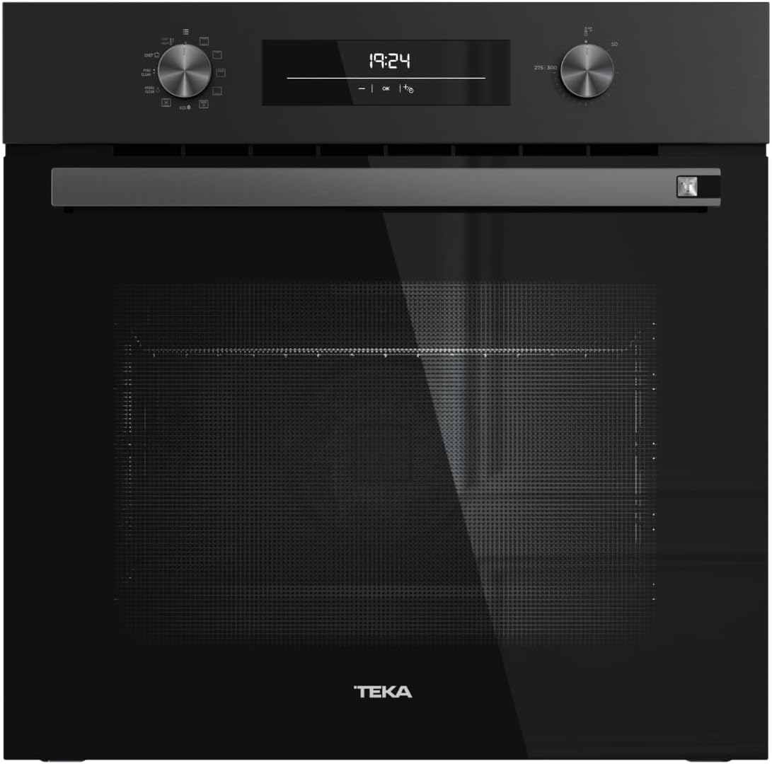 Horno empotrable Horno Pirolítico Multifunción, 8 Funciones de Cocción, Limpieza Pirólisis y HydroClean, Sistema ThermoSeal, Acero Inoxidable