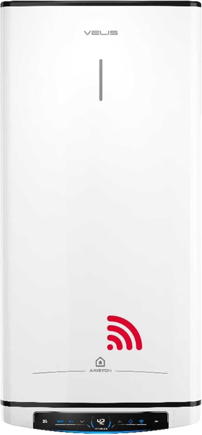 Calentadores eléctrico Velis Pro Wifi (ex Fleck Duo 5) - Termo Eléctrico 50 Litros Plano, Ariston