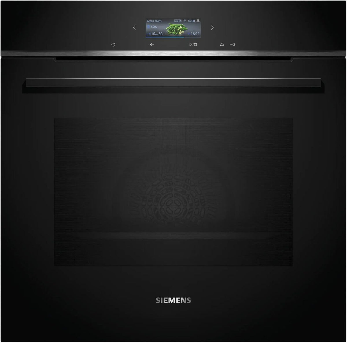 Horno empotrable SIEMENS, HB774G1B1, Stiftung Warentest Test, Horno inteligente empotrable iQ700, 60 x 60 cm, fabricado en Alemania, activeClean