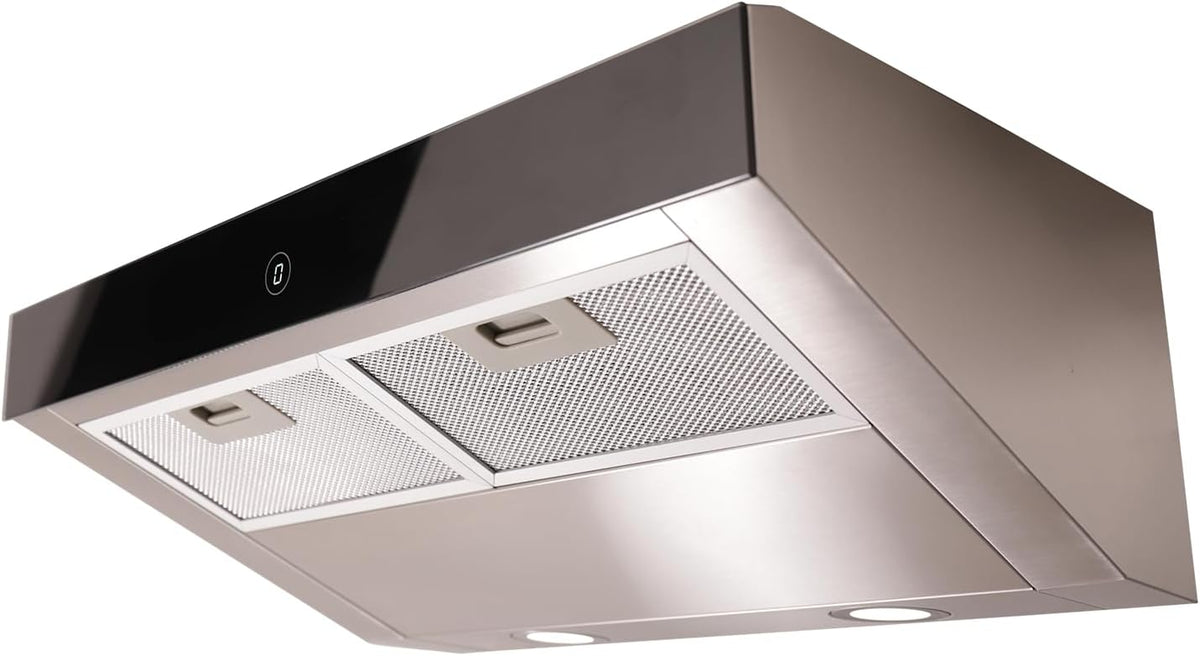 Campana extractora CH12060 IX-21 campana extractora cabeza libre, campana inferior 60 cm, campana con marco de acero inoxidable y frente de vidrio