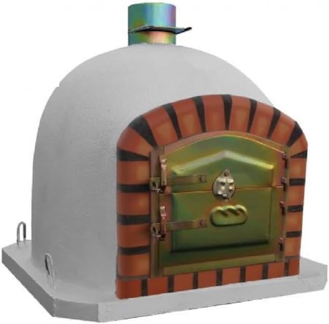 Horno de pizza exterior AzJardin- HORNO DE LEÑA MORUNO 100cm- Horno de exterior o interior ideal para asados y pizzas. Puerta hierro zincado.