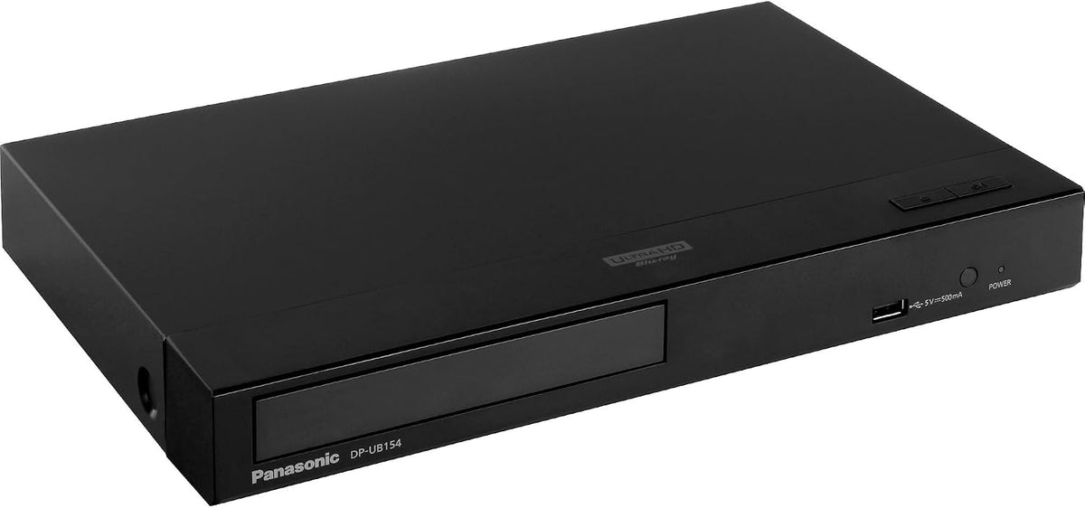 Panasonic DP-UB154EG-K Reproductores de Blu-ray, Ultra HD Blu-ray Player in Black (HDR10+, 4K Blu-ray Disc, 4K VoD, Dolby Atmos, HDMI, USB)