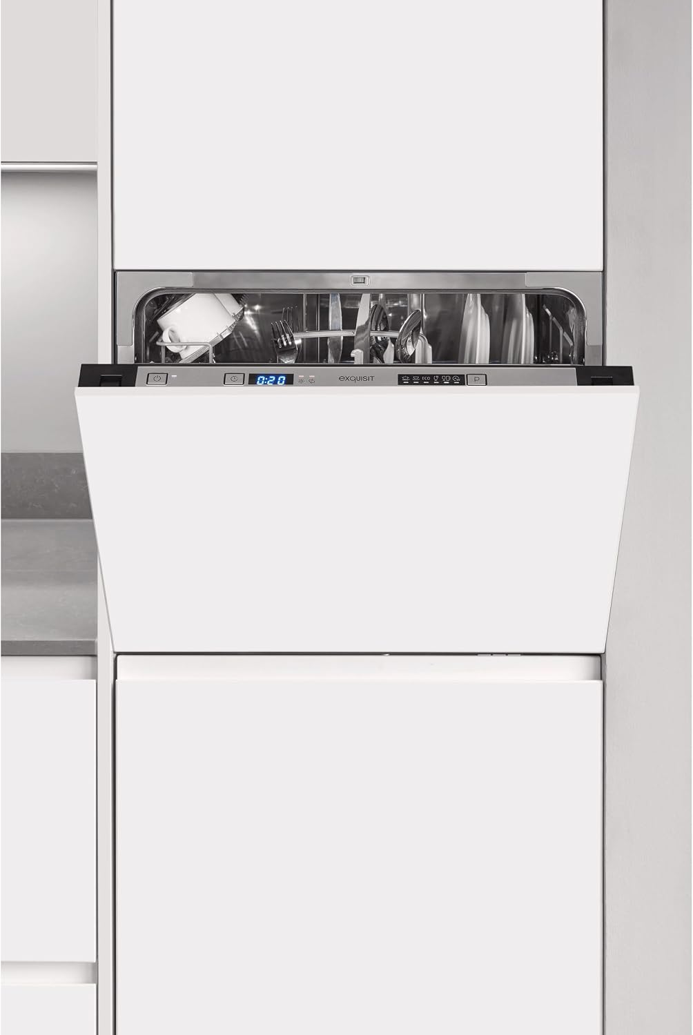 Exquisit EGSP1060-E-030D Lavavajillas, integrable 60 cm Exquisit